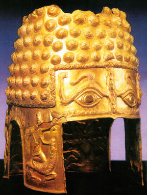 Dakischer Helm Mit Augen 400 V Chr
