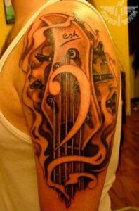 Tattoo gitarre