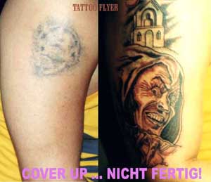 Tattoo-coverup-schedel-clown