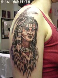 Tattoo-indian-frau